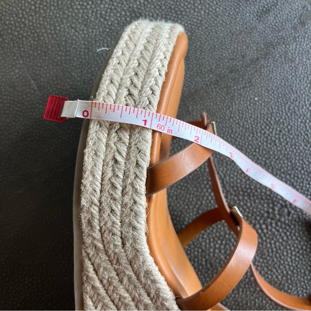 Franco Sarto Pana Espadrille Wedge Sandals - LIKE NEW (Size 7) - Picture 7 of 7